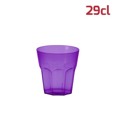 Bicchiere Soft Medium 29cl Viola Trasparente
