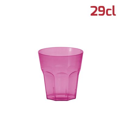 Bicchiere Soft Medium 29cl Fucsia Trasparente