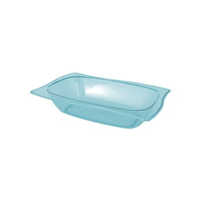 Vassoio Infinity Crystal Small Azzurro Trasparente