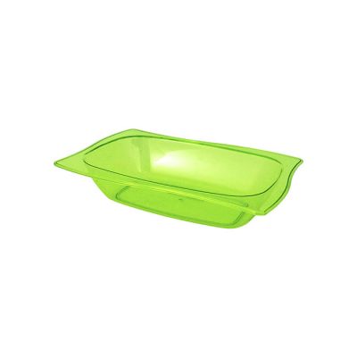 Vassoio Infinity Crystal Small Verde Trasparente