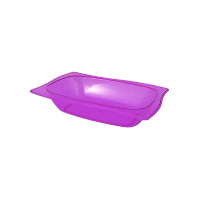 Vassoio Infinity Crystal Small Prugna Trasparente