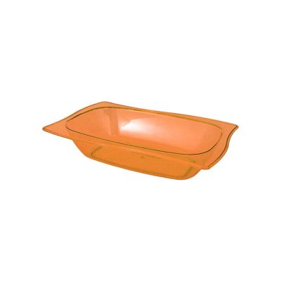 Vassoio Infinity Crystal Small Arancio Trasparente
