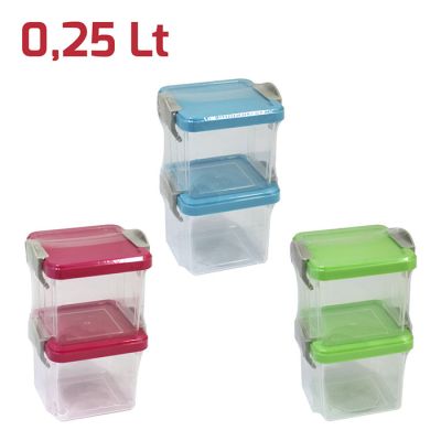 Klic Box Quadrati kit 2pz Coperchi Colorati