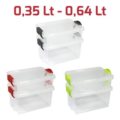 Klic Box Rett. Alto+Basso kit 2pz Trasp. Man. Col.