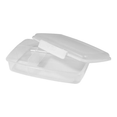 Lunch Box Basic 3 Division Trasparente