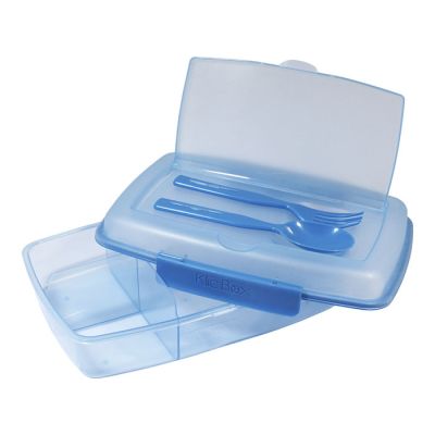 Lunch Box Set - Division & Cutlery Azzurro