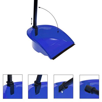 Alzaimmondizia Big blu con manico in metallo snoda