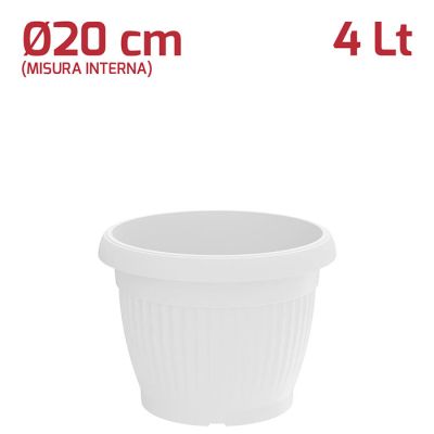 Vaso Gaia D20cm Bianco