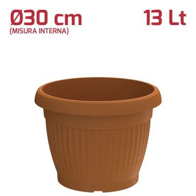 Vaso Gaia D30cm Terracotta