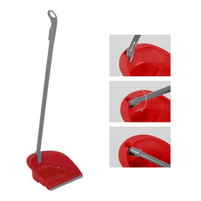 Alzaimmondizia BA Rosso Manico Snod. Avvitabile PP