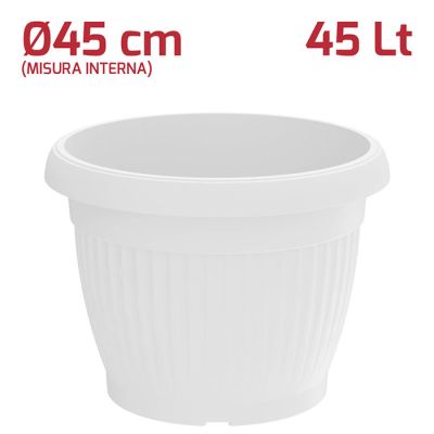 Vaso Gaia D45cm Bianco
