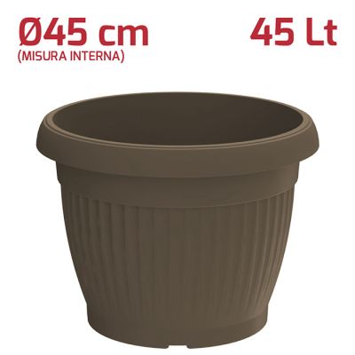 Vaso Gaia D45cm Marrone