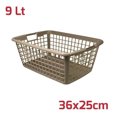 Mini Basket Grigio Tortora