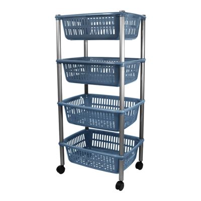 Carrello 4 Ripiani Nordic Blue