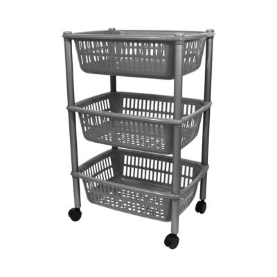 Carrello 3 Ripiani Silver