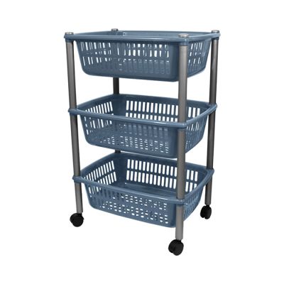 Carrello 3 Ripiani Nordic Blue