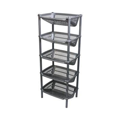 Cantinetta 5 Ripiani Obliqui Silver