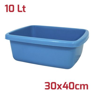 Bacinella Rettangolare 30X37Cm 10L Celeste
