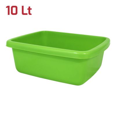 Bacinella Rettangolare 30X37Cm 10L Verde Brillante