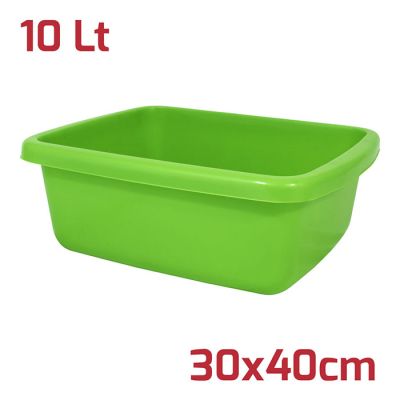 Bacinella Rettangolare 30X37Cm 10L Verde Brillante