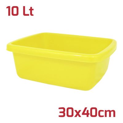 Bacinella Rettangolare 30X37Cm 10L Giallo