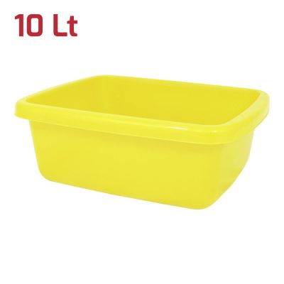 Bacinella Rettangolare 30X37Cm 10L Giallo