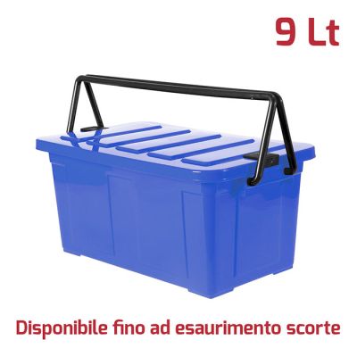 Jolly Box Manico Blu con chiusure Antracite