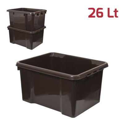 Pile Up Box 26Lt Marrone