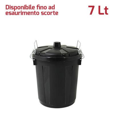 Jolly Bin 7Lt con Chiusure Nero