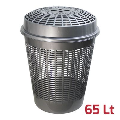 Cesta Europa con coperchio Silver