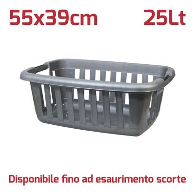 Cesta Biancheria Anthares Silver