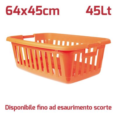 Cesta Biancheria Athena Arancio Brillante