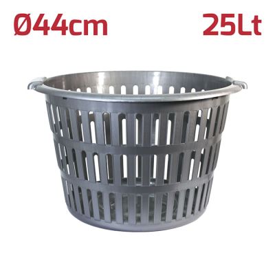 Cesta Biancheria Rotonda Silver