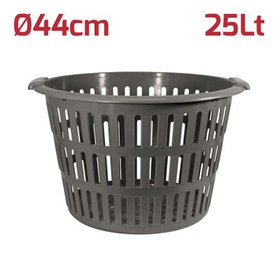 Cesta Biancheria Rotonda Grigio Talpa