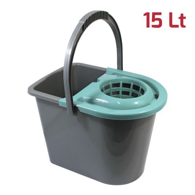 Secchio Bomber Silver con Strizzatore Verde