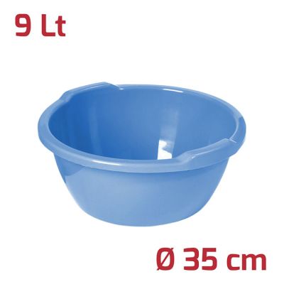 Bacinella Rotonda D35Cm 9L Azzurro