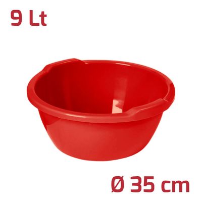 Bacinella Rotonda D35Cm 9L Rosso