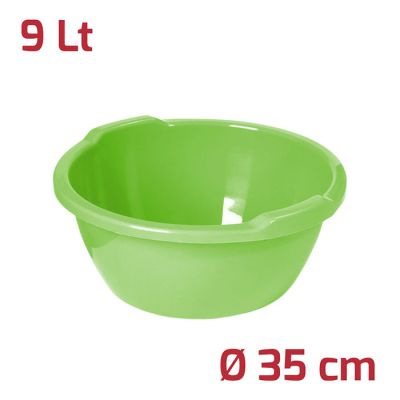 Bacinella Rotonda D35Cm 9L Verde Brillante