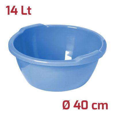 Bacinella Rotonda D40Cm 14L Azzurro