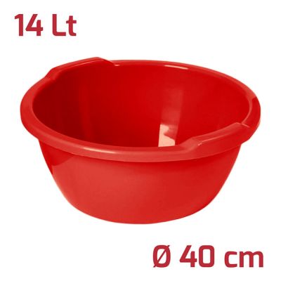 Bacinella Rotonda D40Cm 14L Rosso