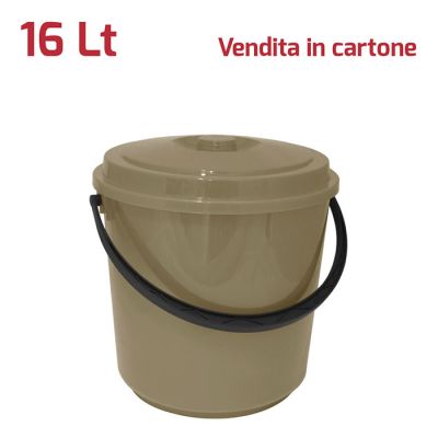 Bidone Immondizia 16Lt Mocha