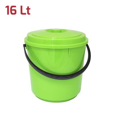 Bidone Immondizia 16Lt Verde Brillante