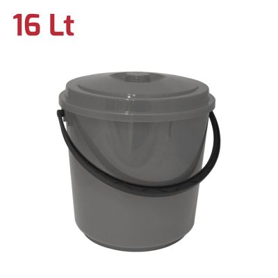 Bidone Immondizia 16Lt Grigio Talpa