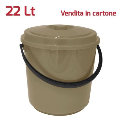 Bidone Immondizia 22Lt Mocha