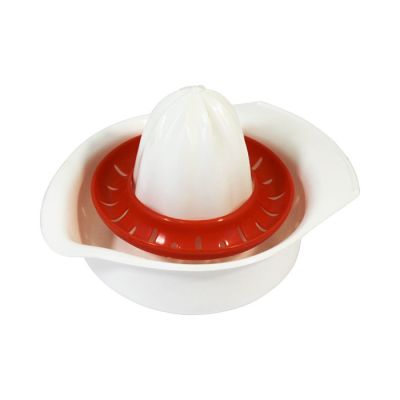 Spremiagrumi Bianco con Ghiera Arancione