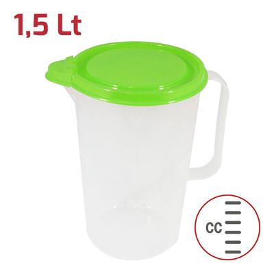 Caraffa Tavola 1.5Lt con coperchio Verde Lime
