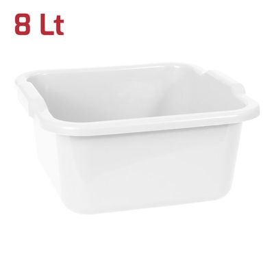 Bacinella Quadra 30x30cm 8L Bianca