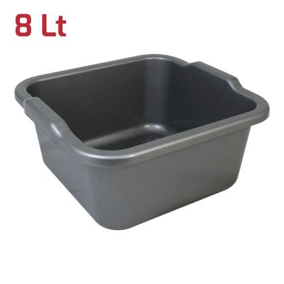 Bacinella Quadra 30x30cm 8L Silver
