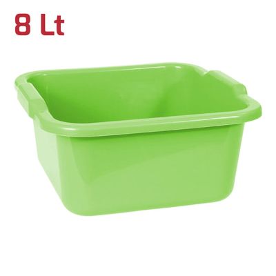 Bacinella Quadra 30x30cm 8L Verde Brillante