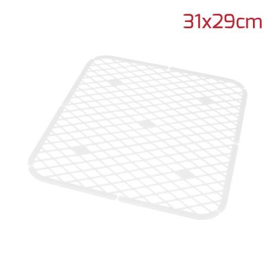 Tappeto Rombi Quadrato Bianco Pieno